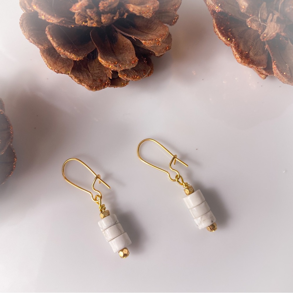 Howlite Earrings
